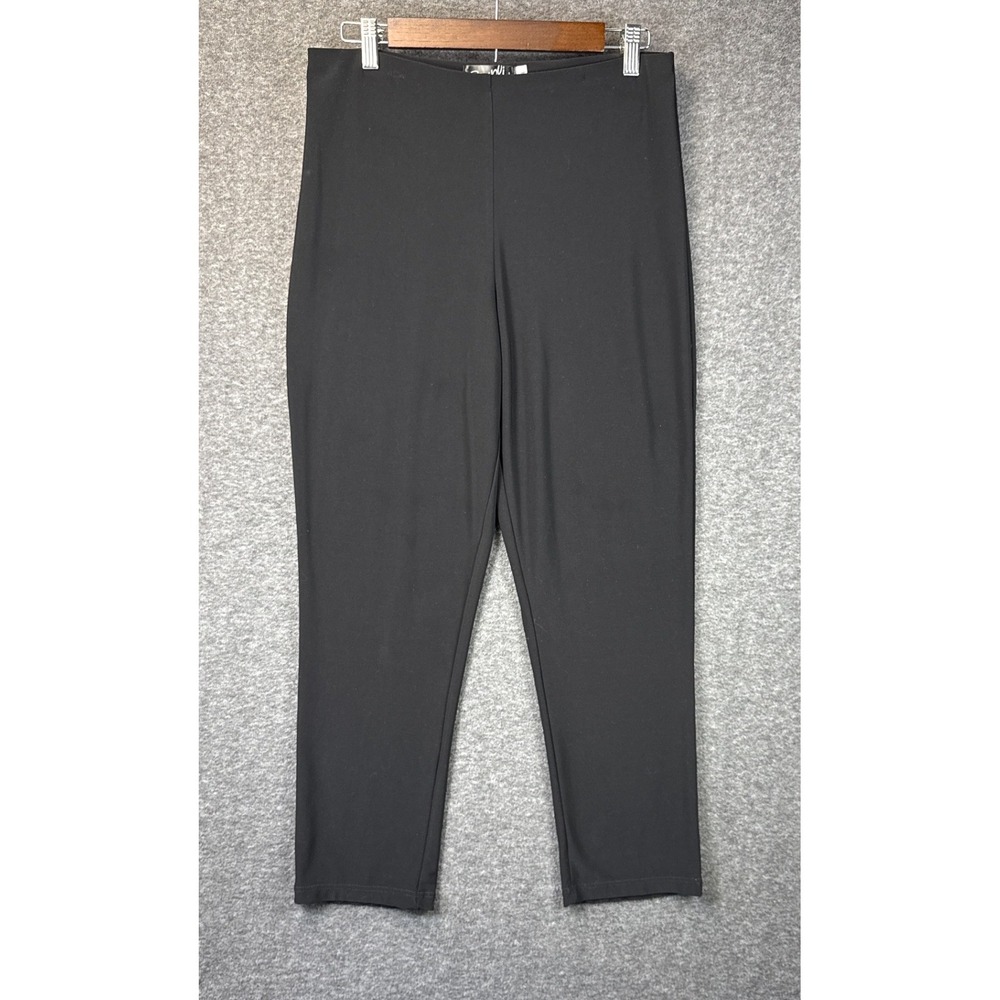 Sympli Black Jersey Tapered Pull On Ankle Pants Womens Size 8 Canada Minimalist